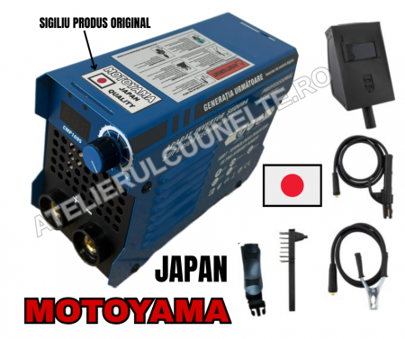 Toate Produsele - MOTOYAMA 515AH INVERTOR APARAT DE SUDURA PROFFESIONAL 1.5 - 5 mm 220W + ACCESORII - Copie - Copie