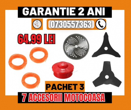 PACHET 3  CU 7 ACCESORII CONSUMABILE MOTOCOASA
