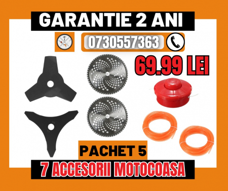 PACHET NR.5 CU 7 ACCESORII CONSUMABILE MOTOCOASA