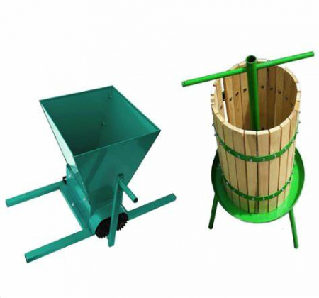 Toate Produsele - PACHET ZDROBITOR STRUGURI MANUAL 500KG/ORA + TEASC 40L CUVA EXTRA MARE !