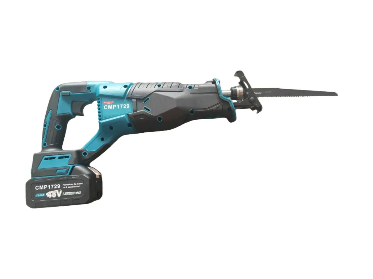 Pendular Fierastrau sabie 48V 10Ah , cu 2 acumulatori Li-Ion, accesorii incluse, valiza transport, 4 lame incluse Campion CMP1729 [2]