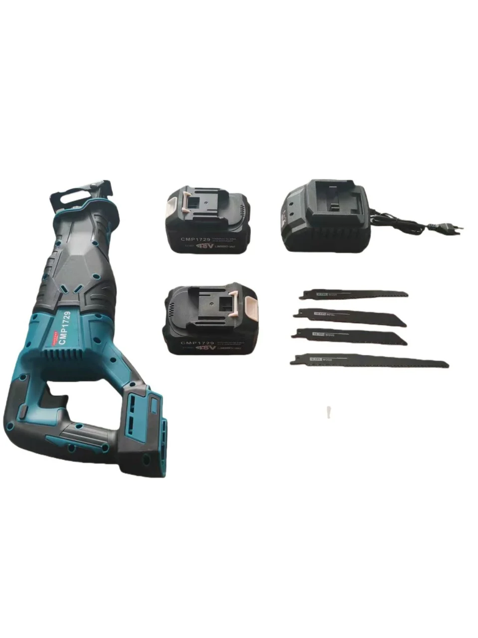 Pendular Fierastrau sabie 48V 10Ah , cu 2 acumulatori Li-Ion, accesorii incluse, valiza transport, 4 lame incluse Campion CMP1729 [1]