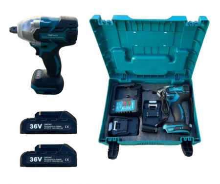 Toate Produsele - Pistol/Bormasina cu Impact Campion 36V/8Ah 2 X Acumulatori BIT si patrat 1/2