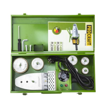 Plite PPR - Plita PPR Procraft PL1600, 800 W, bacuri 20 25 32 40 50 63 mm, ciocan de lipit tevi PPR