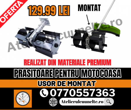 Prasitoare D28mm*9T, compatibil tija tip motocositoare D 28mm si 9 caneluri