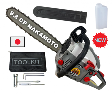 Drujbe Benzina - *PREMIUM*9.8 CP NAKAMOTO JAPAN Drujba pe Benzina Motofierastrau LAMA 40 CP PROFFESIONAL