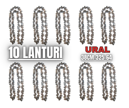 Drujbe - SET 10 LANTURI DRUJBA URAL Proffesional 16-325-64 10 LANT Motofierastrau