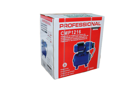 Set Hidrofor cu pompa autoamorsanta fonta 1500W  CAMPION PROFESSIONAL AUTOJET 100S, Inaltime refulare 65m, Debit  65L/min + Butelie Hidrofor 24 L [1]