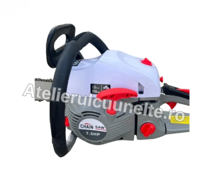 *SUPER Pachet* 8.5cp Drujba benzina + 2 bujii + ulei amestec + accesorii + manusi protectie + pila , CAMPION Profesional [3]