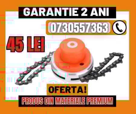 Disc Motocoasa cu Dinti Lant Drujba, 230mm, 20 dinti