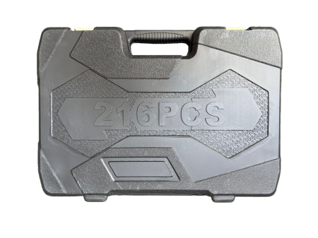 Trusa profesionala scule cu 216 piese tubulare cromate Chrome Vanadium [2]