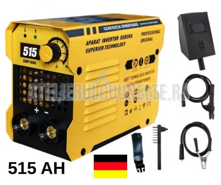 Toate Produsele - CAMPION 515AH INVERTOR APARAT DE SUDURA PROFFESIONAL 1.5 - 5 mm 220W + ACCESORII