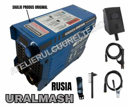 Toate Produsele - URALMASH 515AH INVERTOR APARAT DE SUDURA PROFFESIONAL 1.5 - 5 mm 220W + ACCESORII - Copie
