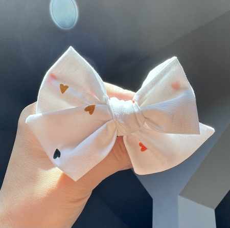 Fundite din bumbac - Fundita Anne Mini Hearts