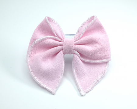 Fundite din bumbac - Fundita Tinna Baby Pink - small