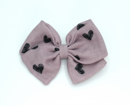 Fundite din muselina - Fundita Lara Black Hearts