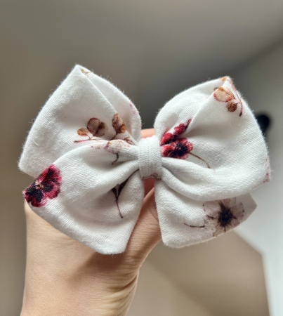 Fundite din muselina - Fundita Lara Grenat Flowers