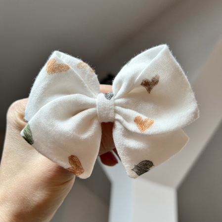 Fundite din muselina - Fundita Lara Hearts 2