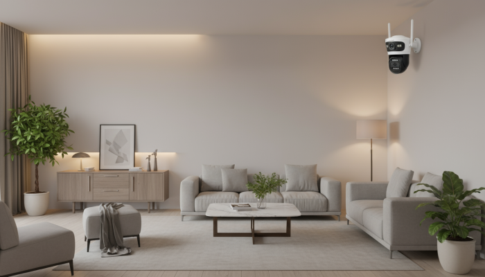 Pachet 2 x Camera Supraveghere Duală INNOVA X-TRAK, 6MP, WiFi/Lan , live pe telefon + 2 Carduri Cadou [14]