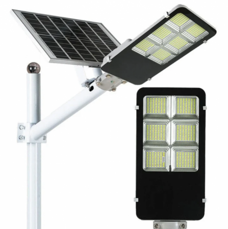 LAMPI SOLARE - Lampa Solară Stradală Jortan 400W cu Panou Independent + CADOU SURPRIZA