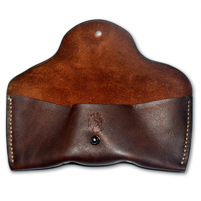 Toc ochelari piele naturala maro Crazy Horse [5]