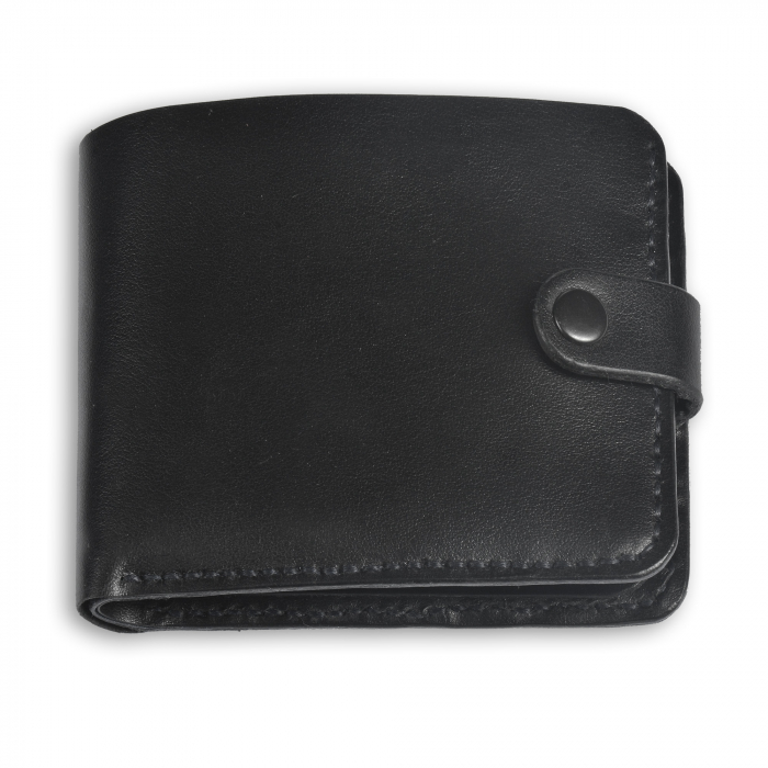 Portofel minimalist piele naturala negru [1]