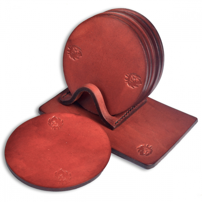 Set suporti piele naturala 2 [2]