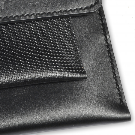 Geanta minimalista piele naturala neagra [3]