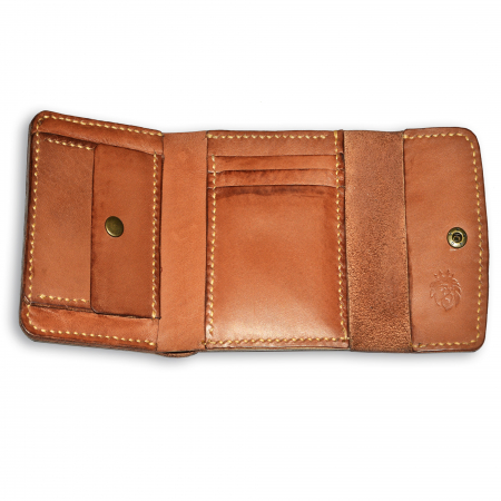 Portofel trifold maro antichizat lucrat manual [1]