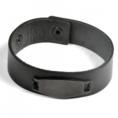 Bratari piele naturala - Bratara piele naturala neagra