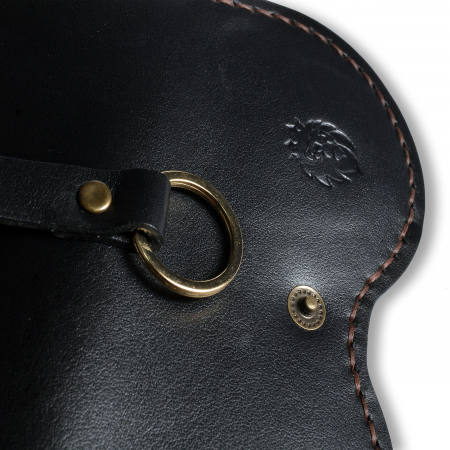 Toc ochelari minimalist piele naturala negru [4]