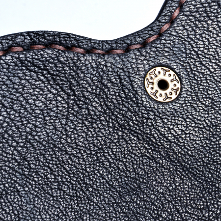 Toc ochelari minimalist piele naturala negru [3]