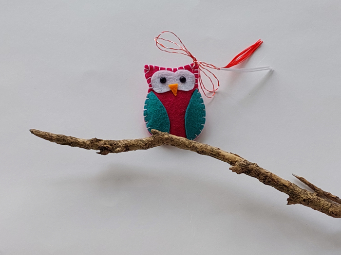 Mărțișor broșă – Bufniță cu lavandă [3]