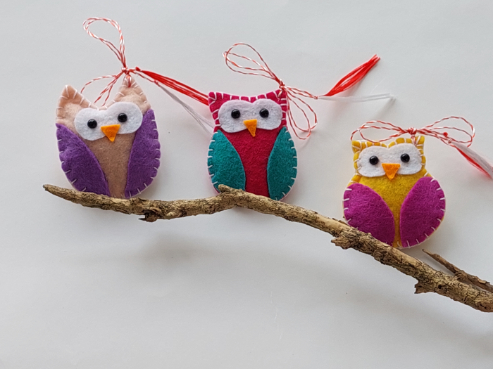 Mărțișor broșă – Bufniță cu lavandă [2]