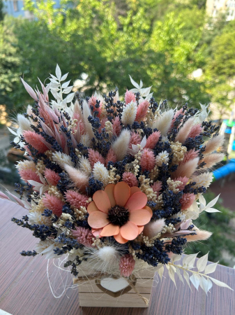 Aranjament cu  flori uscate decorative [2]