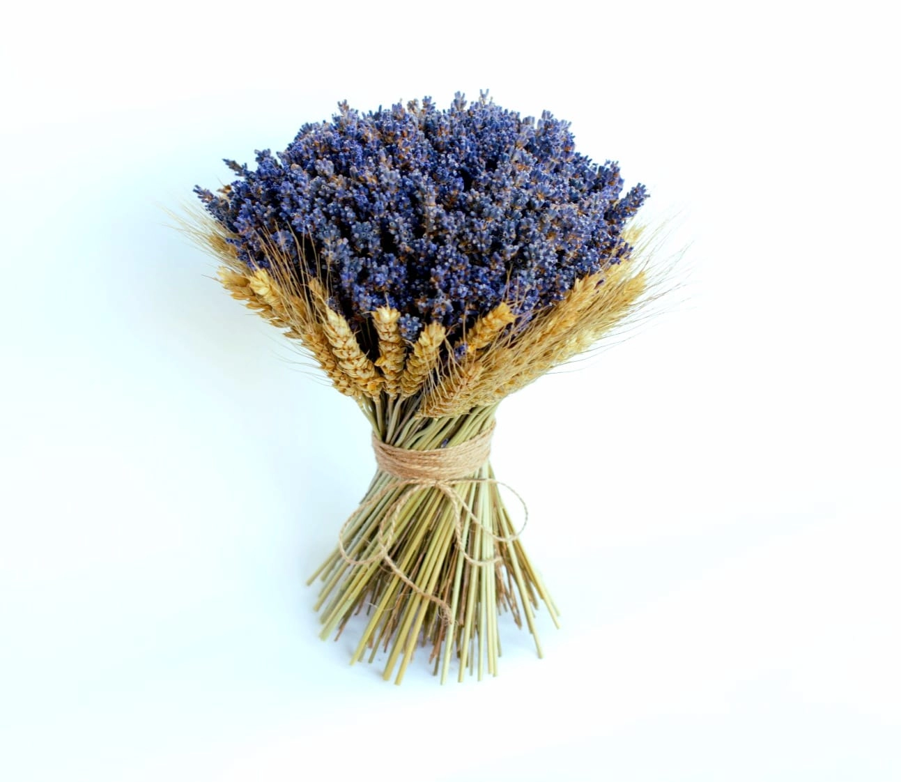 Nunta - Buchet mireasa/nasa, cu lavanda uscata si grau