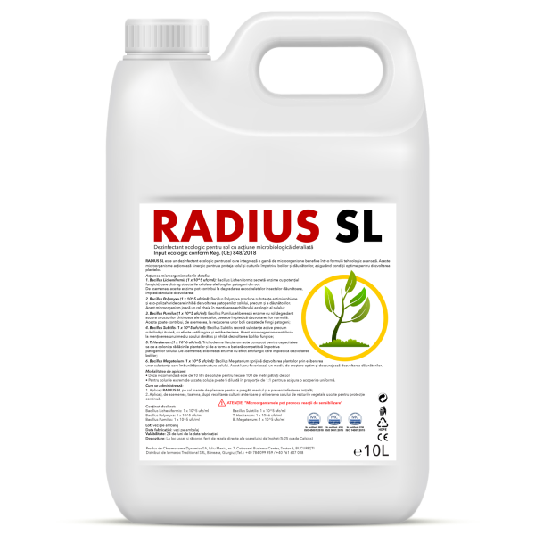 Radius SL, dezinfectant ecologic pentru sere, gradini si solarii [1]