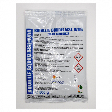 Agricultură Ecologică ECO - Fungicid ZEAMA BORDELEZA, Boullie Bordelaise WG - 50 GR