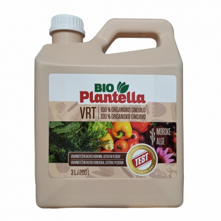 Agricultură Ecologică ECO - Ingrasamant ecologic pentru gradina BIO PLANTELLA, 3 L