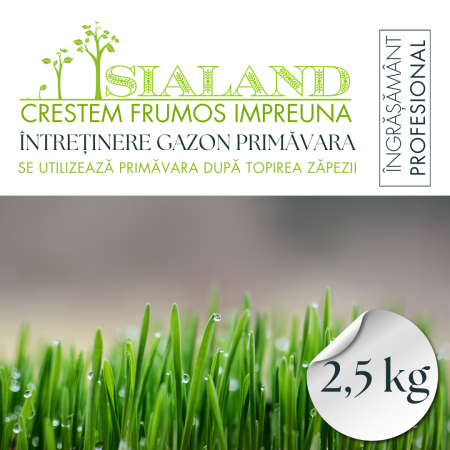 Intretinere gazon - Ingrasamant pentru intretinerea gazonului primavara, 2.5kg