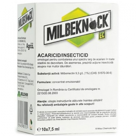 Acaricide - Insecticid/Acaricid MILBEKNOCK EC 10 ml