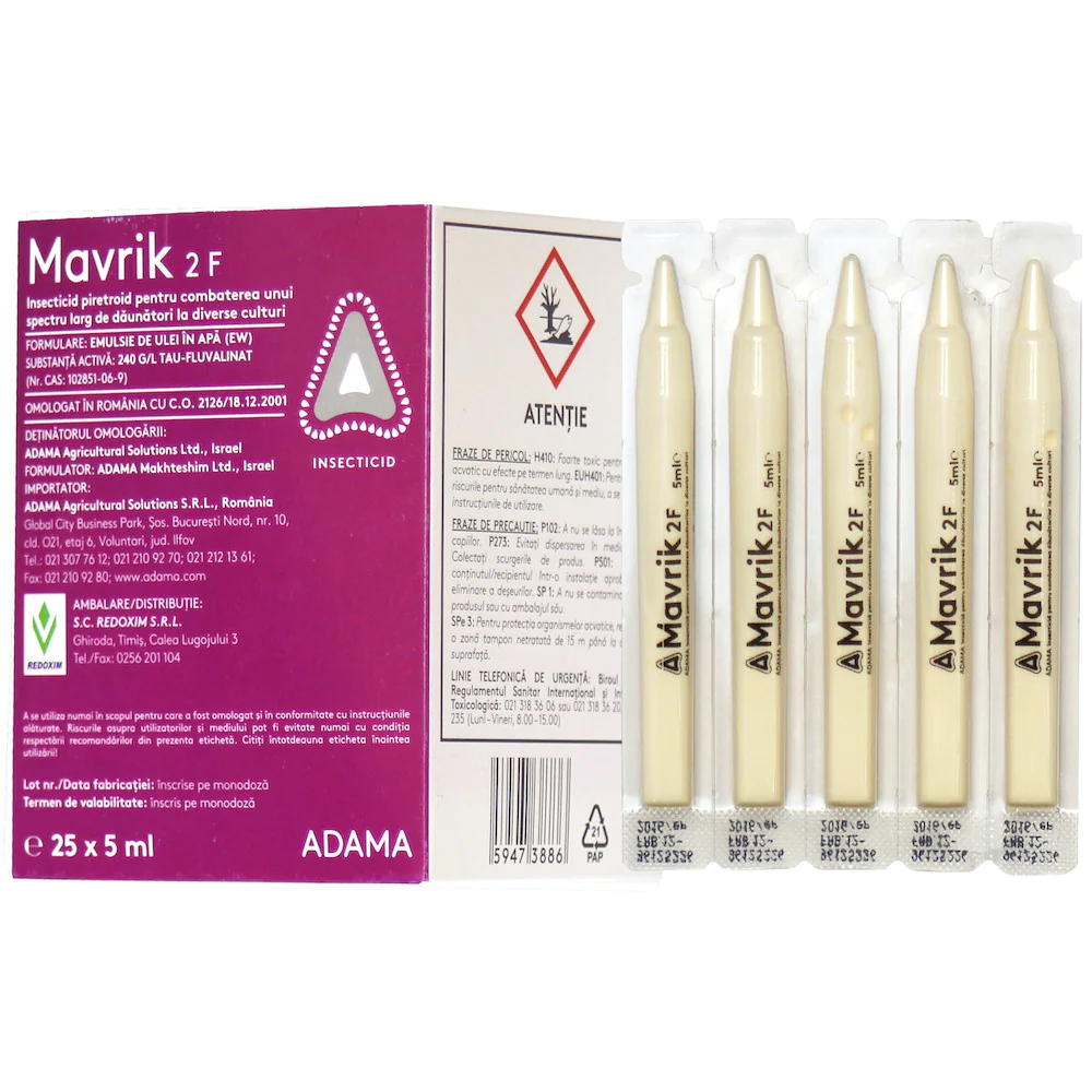 Insecticide - Insecticid MAVRIK 2F, 5 ml