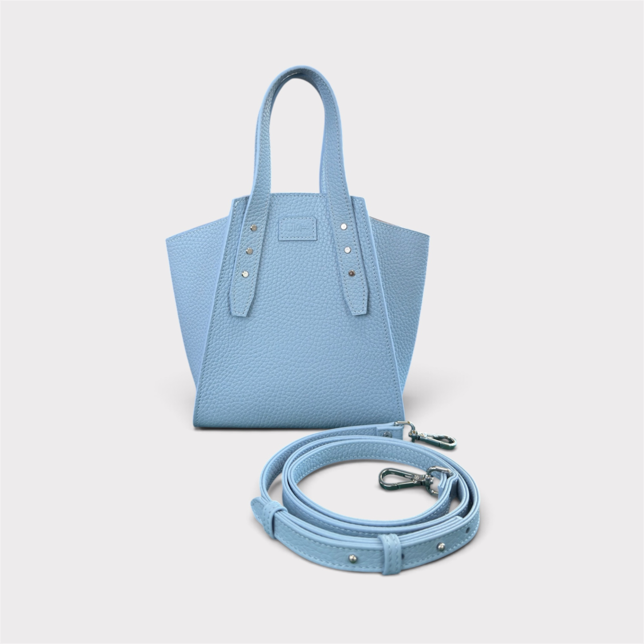 geanta piele naturala baby blue tulip lucrata manual [3]