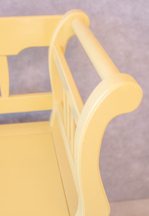 banca lemn pin lucrata si pictata manual [6]