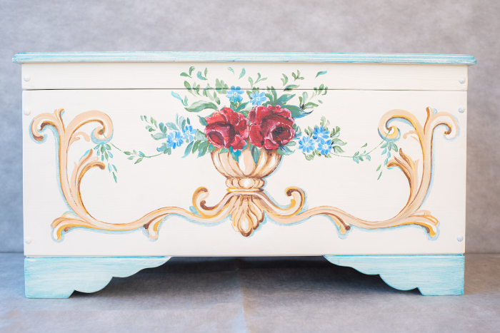 cufar din lemn de brad pictat manual [2]