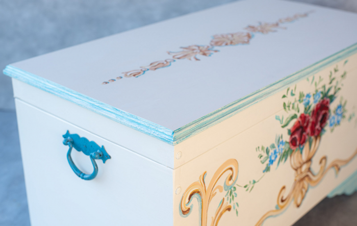 cufar din lemn de brad pictat manual [3]