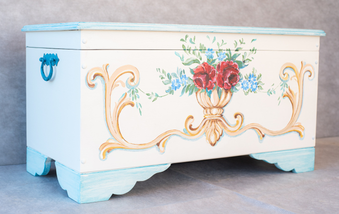 cufar din lemn de brad pictat manual [4]