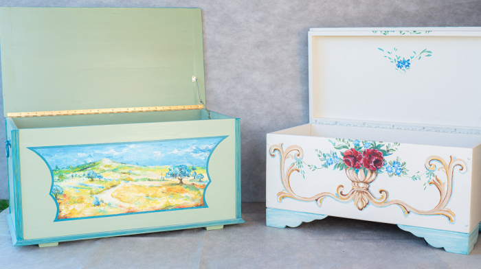 cufar din lemn de brad pictat manual [5]