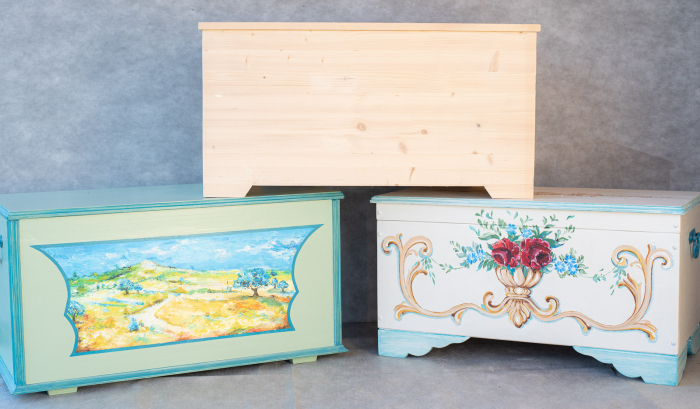 cufar din lemn de brad pictat manual [6]