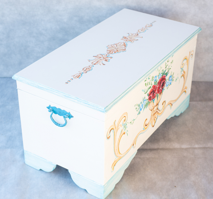 cufar din lemn de brad pictat manual [7]